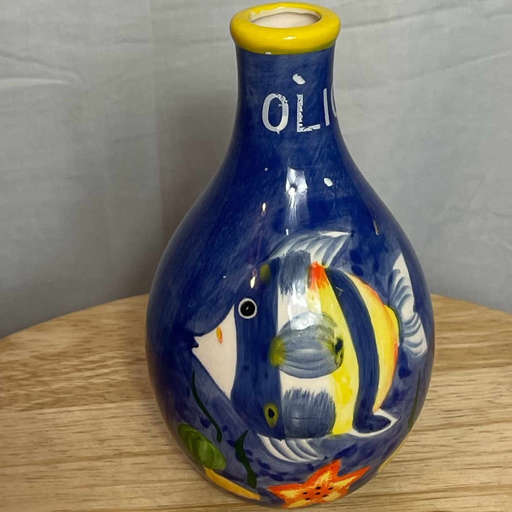Per Alimenti Made In Italy Oil Pottery Jar